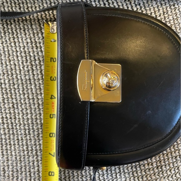 Ferragamo Small Black Shoulder bag - w/ COA - Picture 14 of 15